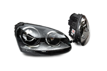 Volkswagen Golf 5 2003–2009 Přední světlomety s čočkou Black (2 ks) fotografie 3
