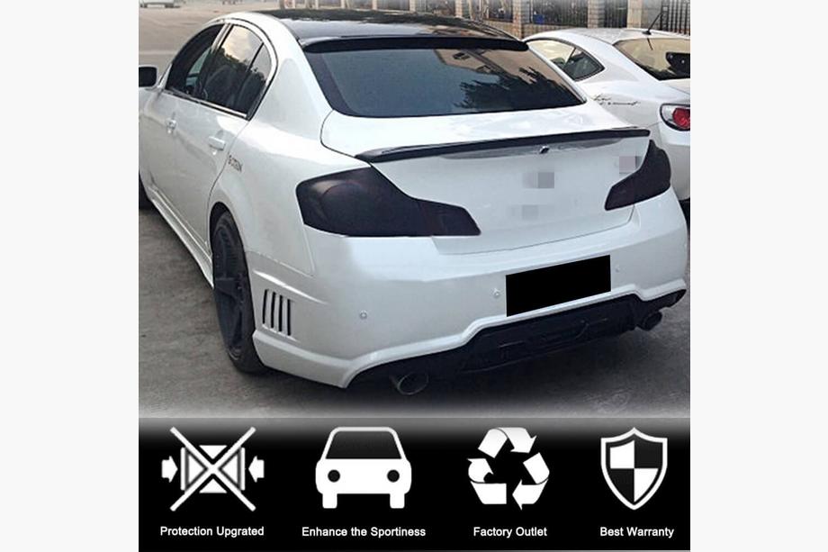 Infiniti G25/G35/37 (V36/CV36) 2006–2015 SD panel mezi zadními světly (pro G37 2009-2013, G25 2011-2012, karbon) Fotografie 4