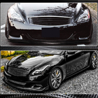 Infiniti G25/G35/37 (V36/CV36) 2006–2015 Karbonový přední lip na nárazník (pro G37 Coupe 2009-2013) fotografie 3