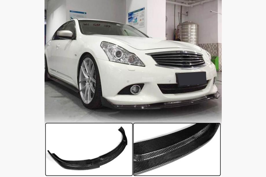 Infiniti G25/G35/37 (V36/CV36) 2006–2015 Karbonový nástavec na přední nárazník Lip (pro G37 SD 2009-2013) Image