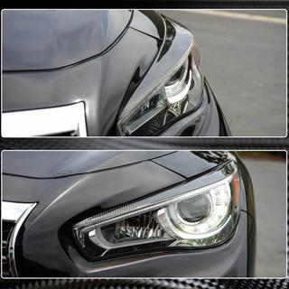 Mračítka na světlomety (pro Q50 2014-2017, karbon) fotografie 4