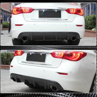 Difuzor zadního nárazníku V1 (pro Q50 Base/Sport 2014-2017, karbonový) fotografie 3
