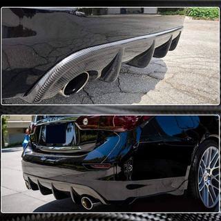 Difuzor zadního nárazníku V1 (pro Q50 Base/Sport 2014-2017, karbonový) fotografie 4