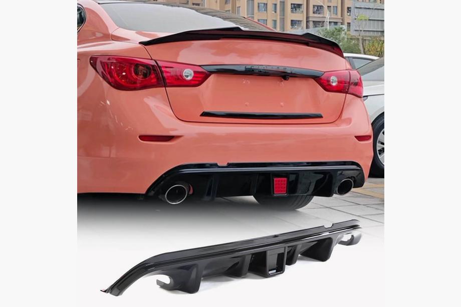 Infiniti Q50/Q60 2013–2024 Difuzor zadního nárazníku V2 (pro Q50 Base/Sport 2014-2017, karbon) Image