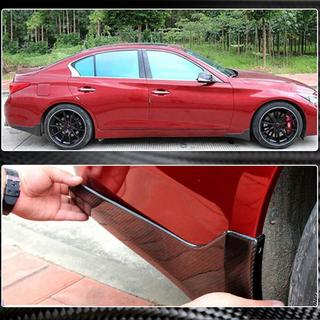 Zástěrky (pro Q50 Base/Sport 2014-2017, karbon) fotografie 3