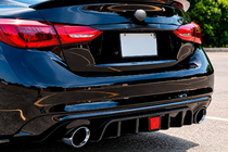 Infiniti Q50/Q60 2013–2024 Difuzor zadního nárazníku V1 (pro Q50 Base/Sport 2018-2023) fotografie 1
