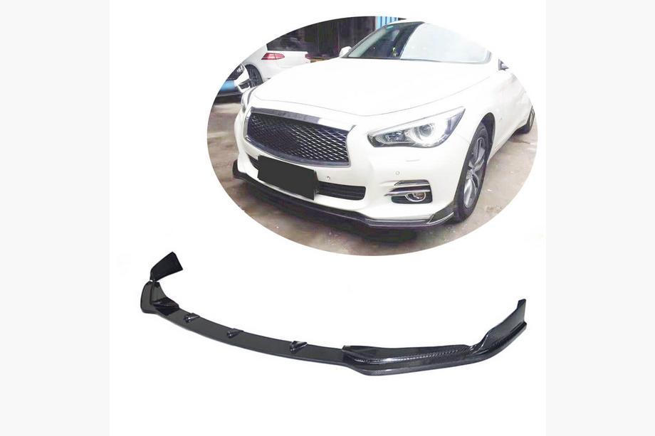 Infiniti Q50/Q60 2013–2024 Karbonový přední lip spoiler Lip V1 (pro Q50 Base 2014-2017) Image