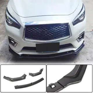 Karbonový přední lip Lip V2 (pro Q50 Base 2018-2023, karbon) fotografie 1