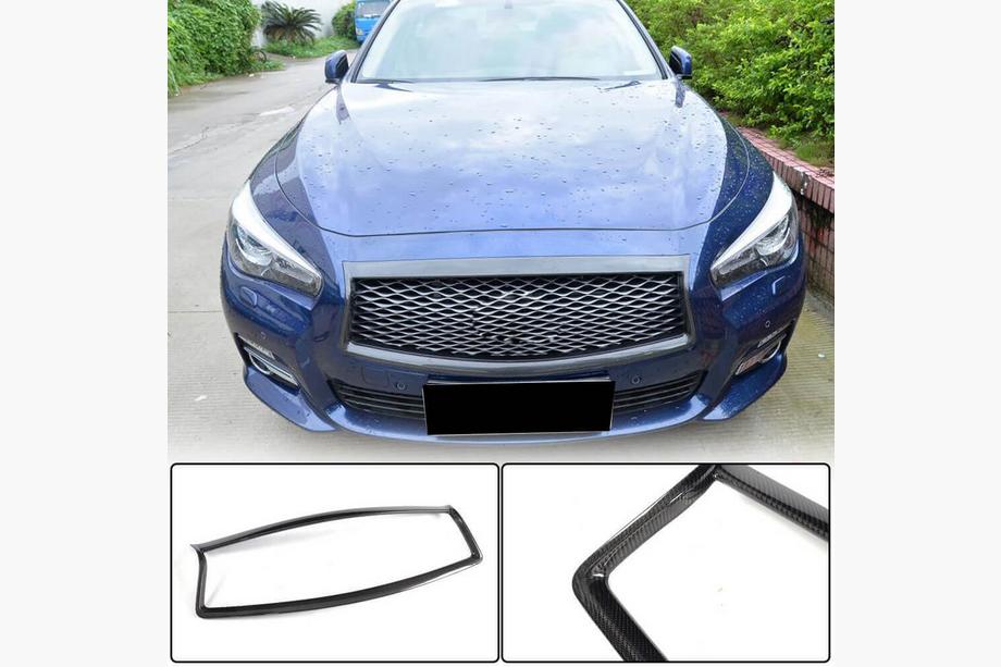 Infiniti Q50/Q60 2013–2024 Rámeček masky chladiče (pro Q50 Base/Sport 2014-2017, karbon) Image