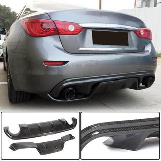 Difuzor zadního nárazníku V3 (pro Q50 Base/Sport 2014-2017, karbon) Infiniti Q50/Q60 2013–2024 fotografie 1