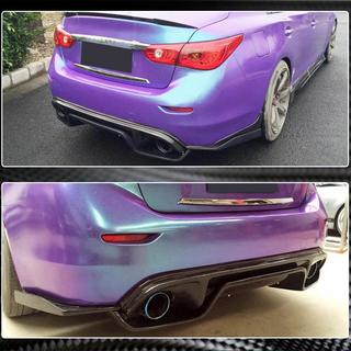 Difuzor zadního nárazníku V3 (pro Q50 Base/Sport 2014-2017, karbon) Infiniti Q50/Q60 2013–2024 fotografie 4