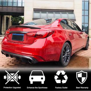 Difuzor zadního nárazníku V2 (pro Q50 Base/Sport 2018-2023, karbon) Infiniti Q50/Q60 2013–2024 fotografie 2