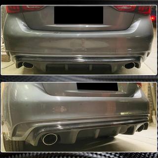 Difuzor zadního nárazníku V2 (pro Q50 Base/Sport 2018-2023, karbon) Infiniti Q50/Q60 2013–2024 fotografie 4