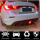 Infiniti Q50/Q60 2013–2024 Difuzor zadního nárazníku V4 (pro Q50 Base/Sport 2018-2023, karbon) fotografie 4