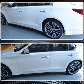 Boční prahy V2 (pro Q50, karbon) Infiniti Q50/Q60 2013–2024 fotografie 3