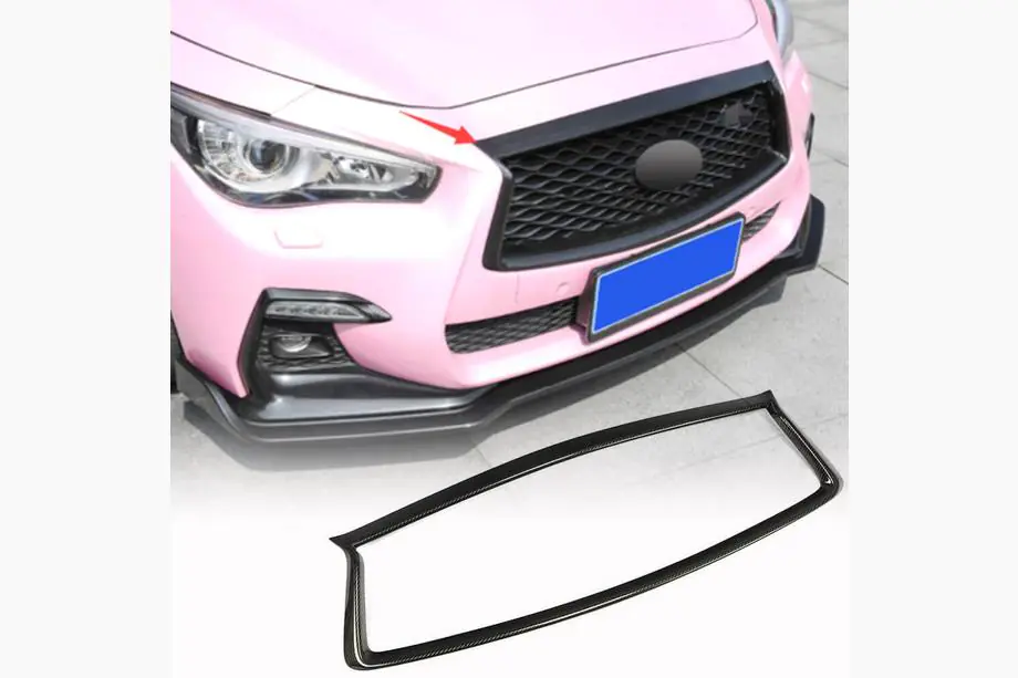 Infiniti Q50/Q60 2013–2024 Karbonový rámeček masky chladiče (pro Q50 2018-2022) Image
