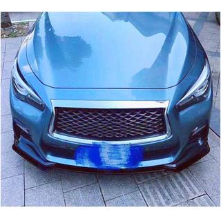 Karbonový lip na přední nárazník Lip V1 (pro Q50 Sport 2018-2022, karbon) Infiniti Q50/Q60 2013–2024 fotografie 3