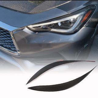 Řasy na světlomety (pro Q60 2016-2022, karbon) Infiniti Q50/Q60 2013–2024 fotografie 1