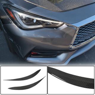 Řasy na světlomety (pro Q60 2016-2022, karbon) Infiniti Q50/Q60 2013–2024 fotografie 2
