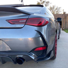 Infiniti Q50/Q60 2013–2024 Karbonové nástavce na zadní nárazník (pro Q60 2016-2022) fotografie 3