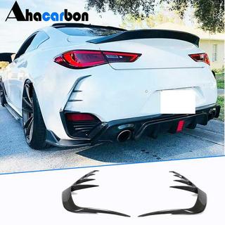 Karbonové nástavce na zadní nárazník (pro Q60 2016-2022) Infiniti Q50/Q60 2013–2024 fotografie 1