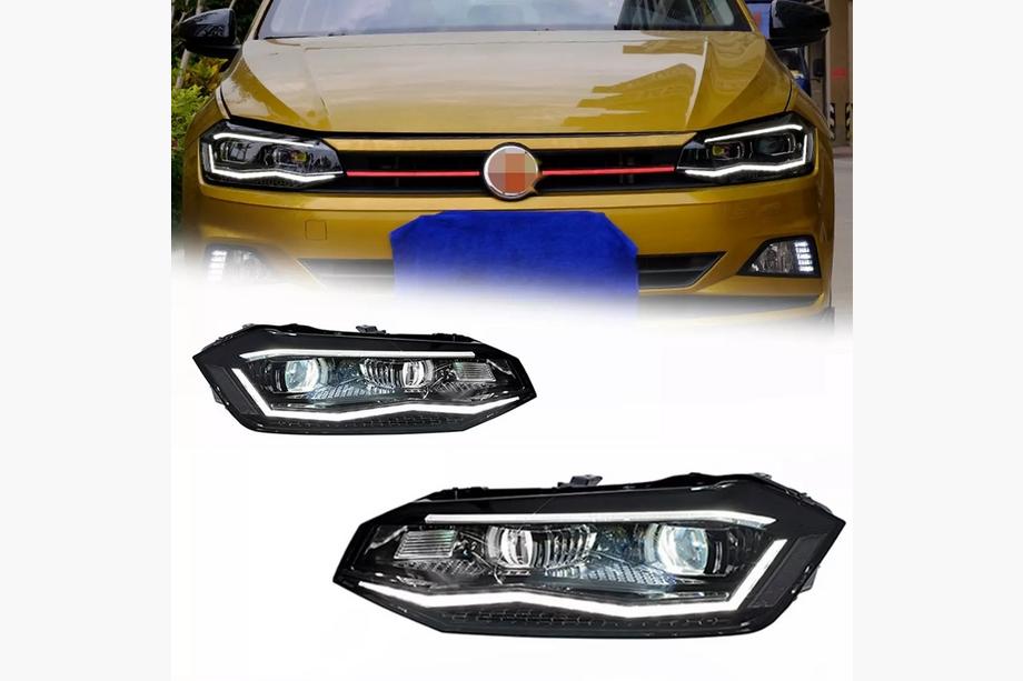 Volkswagen Polo 2017– Přední světlomety FullLED Silver (2 ks) Image