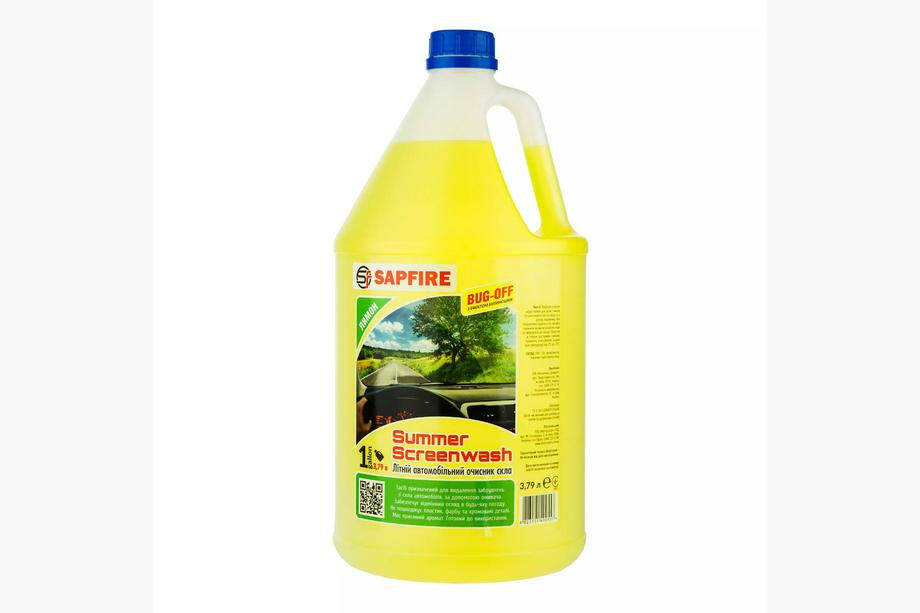 Letní kapalina do ostřikovačů SAPFIRE Summer Screenwash 3,79 l – citron Image