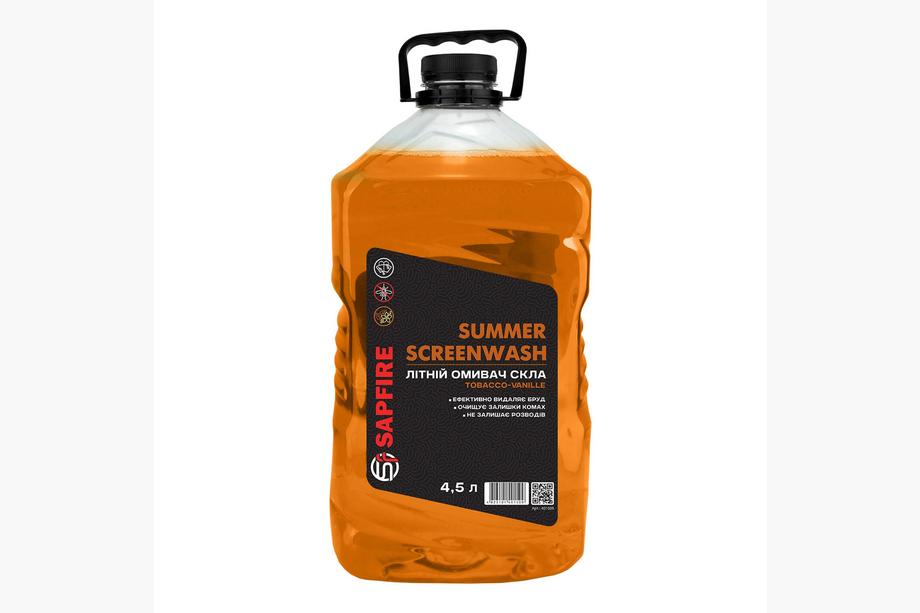 Letní kapalina do ostřikovačů SAPFIRE Summer Screenwash 4,5 l - Tobacco Vanille Image