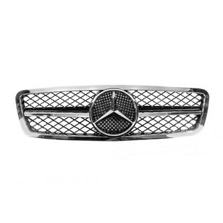 Přední maska chladiče AMG Mercedes C-Class W203 2000–2007 fotografie 4