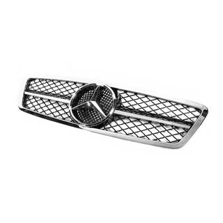 Přední maska chladiče AMG Mercedes C-Class W203 2000–2007 fotografie 2