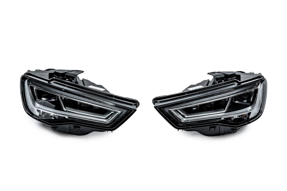 Audi A3 2012–2020 Přední světlomety Full LED (pro HALOGEN, 2012-2016, 2 ks) Fotografie 1