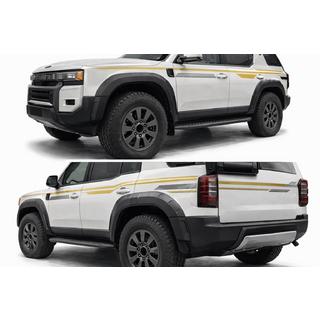 Sada rozšiřovačů blatníků (12 ks) Toyota Land Cruiser Prado 250 2023– fotografie 1