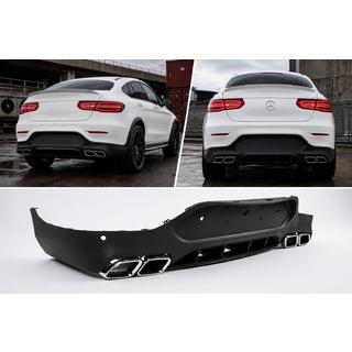 Zadní difuzor s výfukovými koncovkami Silver (design AMG63) fotografie 1