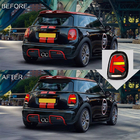 Mini Cooper F55/56/57 2014–2023 Zadní LED světla ve stylu Union Jack, červená (2 ks) fotografie 1