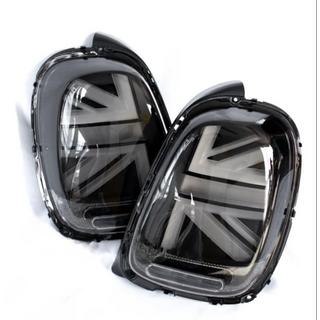 Zadní LED světla ve stylu Union Jack Black (2 ks) Mini Cooper F55/56/57 2014–2023 fotografie 2