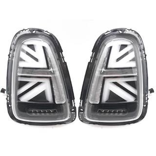 Zadní LED světla ve stylu Union Jack Black V-2 (2 ks) Mini Cooper R56/57 2006–2014