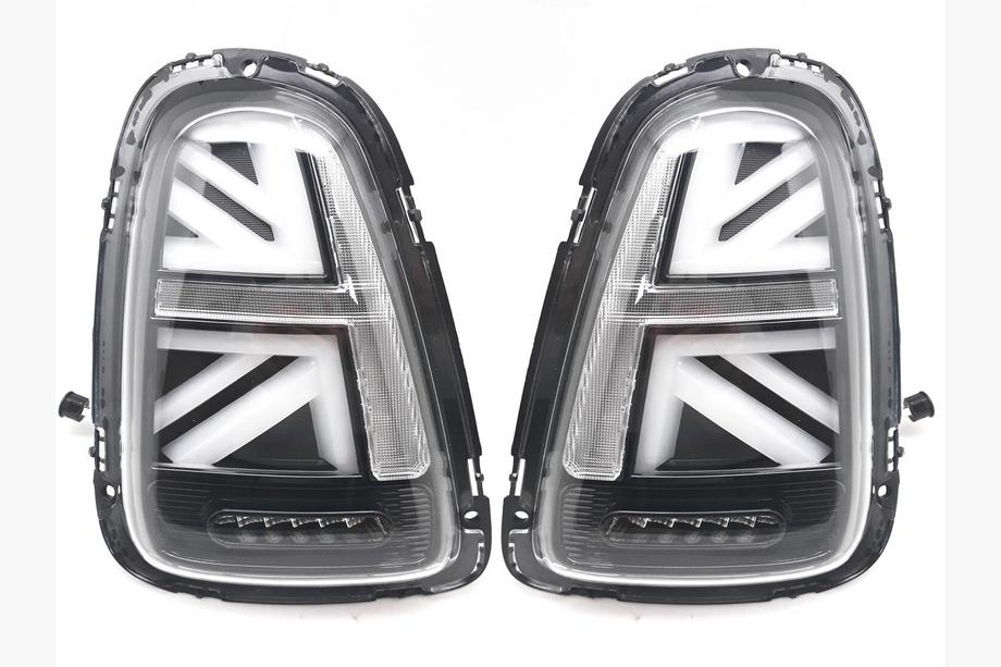 Mini Cooper R56/57 2006–2014 Zadní LED světla ve stylu Union Jack Black V-2 (2 ks) Image
