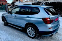 BMW X3 F25 2011–2018 Originální boční prahy V1 (2 ks, hliník) fotografie 3