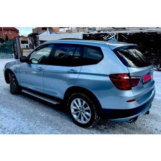 Originální boční prahy V1 (2 ks, hliník) BMW X3 F25 2011–2018 fotografie 3