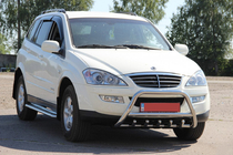 SsangYong Kyron 2005–2014 Přední ochranný rám WT003 (nerez) fotografie 1