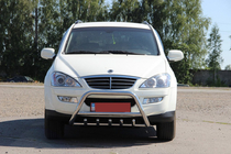 SsangYong Kyron 2005–2014 Přední ochranný rám WT003 (nerez) fotografie 2