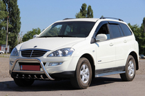 SsangYong Kyron 2005–2014 Přední ochranný rám WT003 (nerez) fotografie 3