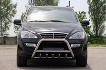 SsangYong Kyron 2005–2014 Přední ochranný rám WT003 (nerez) fotografie 4