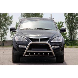 Přední ochranný rám WT003 (nerez) SsangYong Kyron 2005–2014 fotografie 4