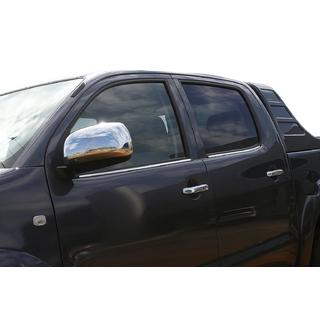 Okenní lišty (4 ks, nerez) Toyota Hilux 2006–2015 fotografie 1