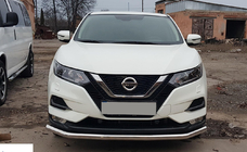 Nissan Qashqai 2014–2021 Přední ochranný rám ST008 (2017-2021, nerez) fotografie 1