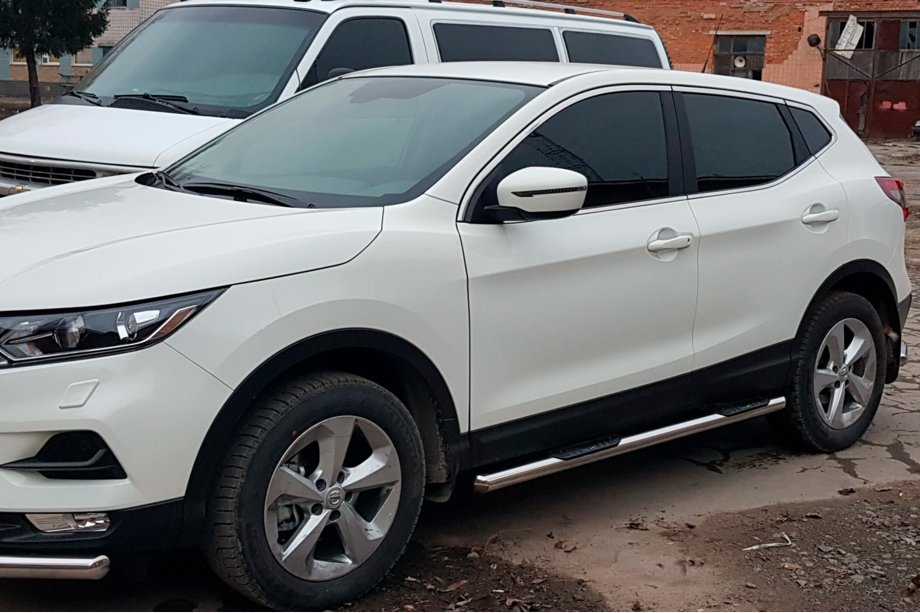 Nissan Qashqai 2014–2021 Boční nerezové trubky (2017-2021, 2 ks, nerez) Image