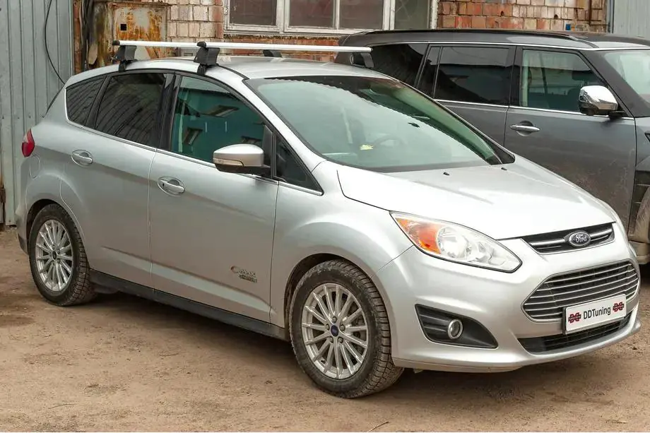Ford C-Max/Grand C-Max 2010–2019 Střešní příčníky pro hladkou střechu (2 ks, Asaf V4) Fotografie 5