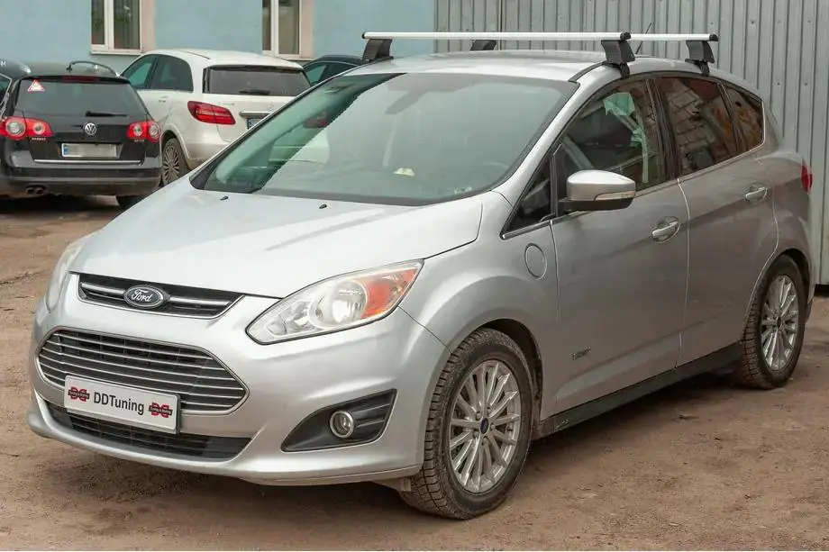 Ford C-Max/Grand C-Max 2010–2019 Střešní příčníky pro hladkou střechu (2 ks, Asaf V4) Fotografie 24