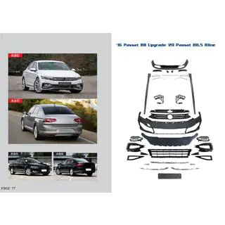 Facelift sada na R-Line 2020+ Volkswagen Passat B8 2015–2023